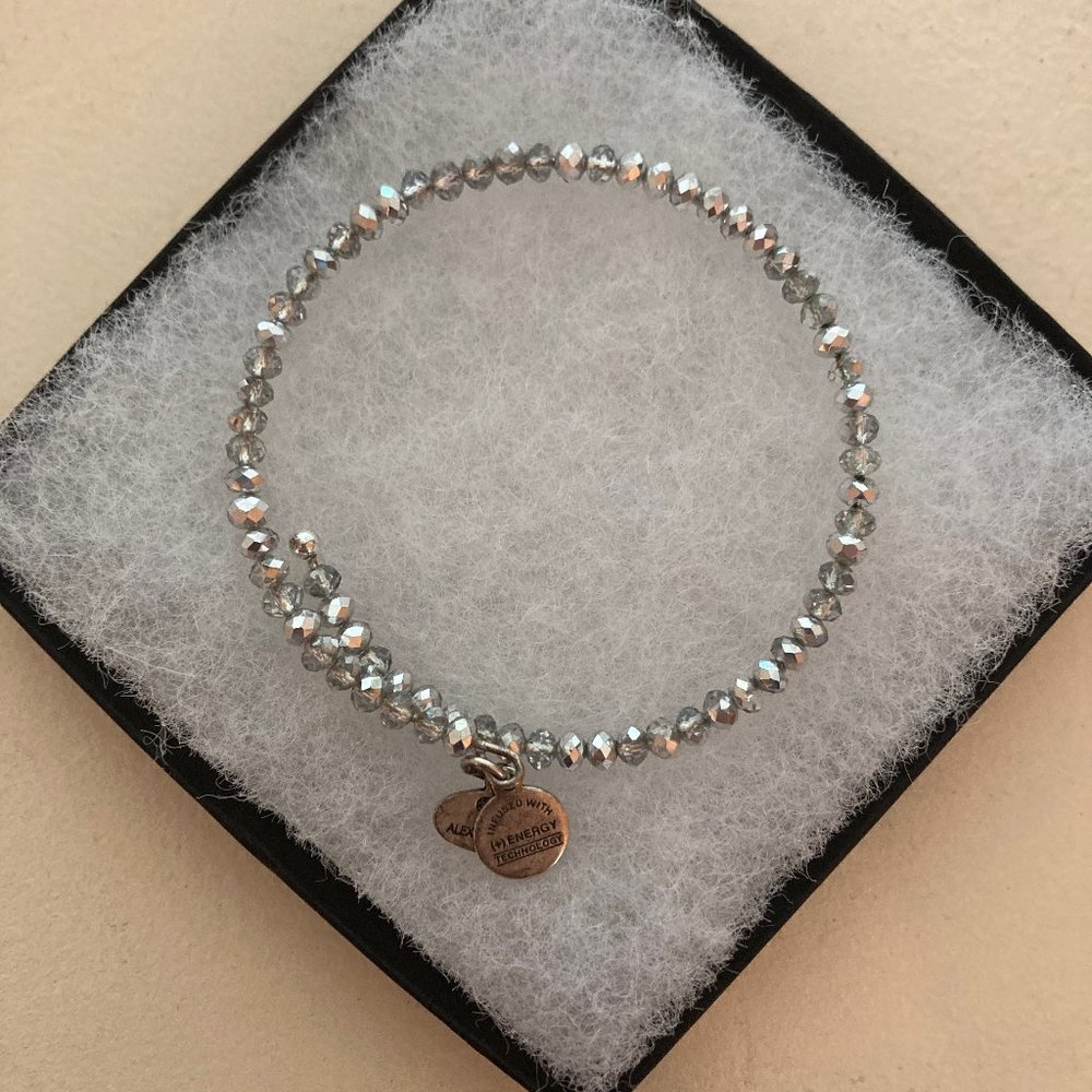 ALEX AND ANI SILVER BEADED BRACELET